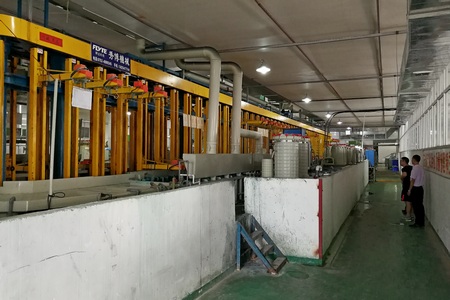 Hot-dip plating production line